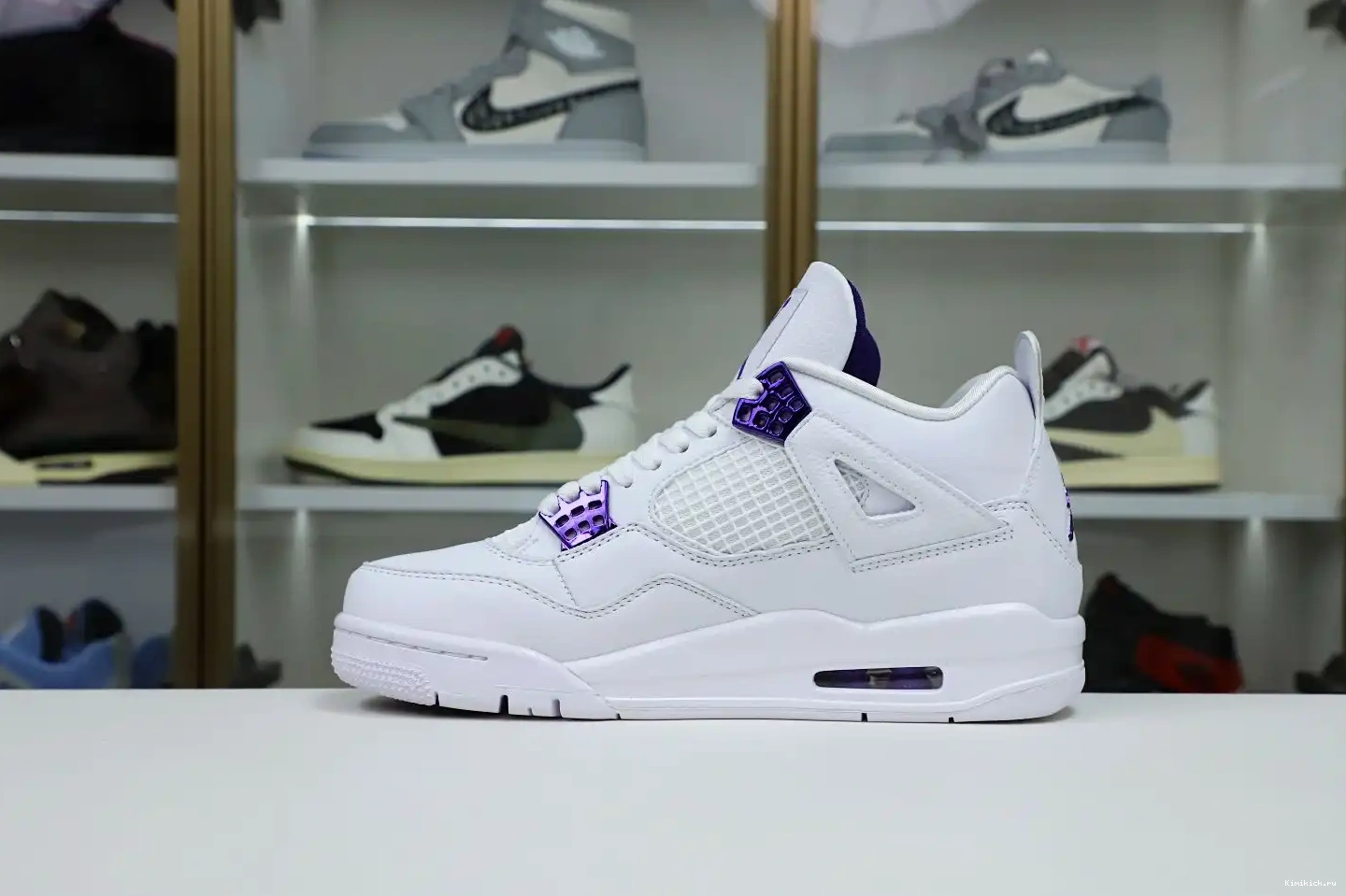 4 METALLIC AIR JORDAN Kimikick PURPLE 0616